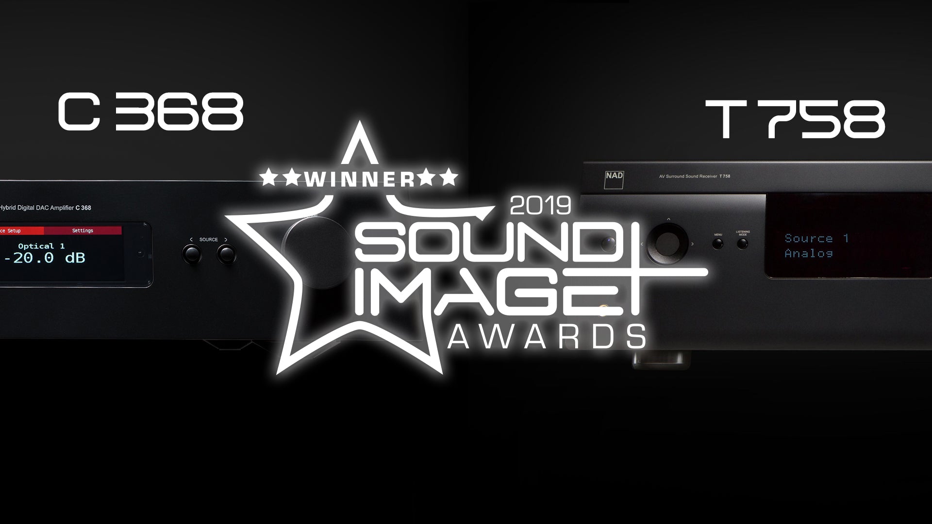 NAD C 368 T 758 V3 Sound and Image 2019 Award