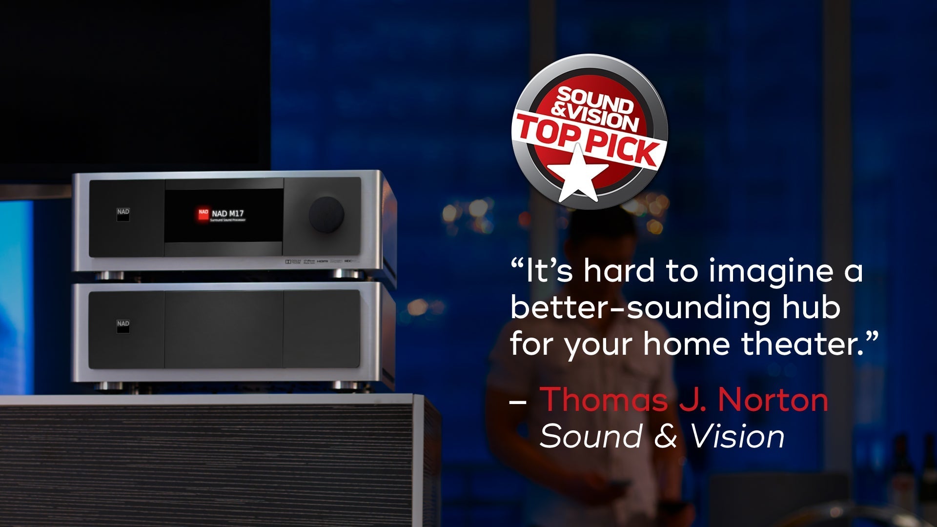 M17 V2 Top Pick Award 2019 Sound and Vision