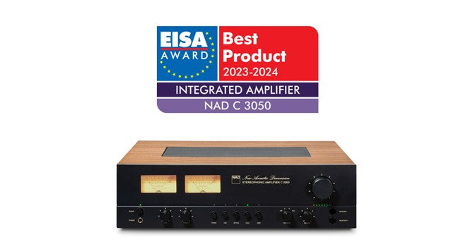 NAD C 3050 with EISA Award Badge