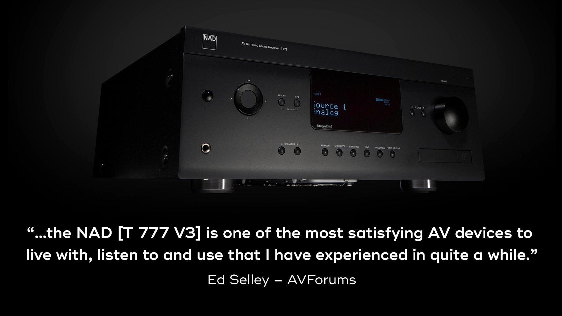 NAD T 777 V3 AVForums Review