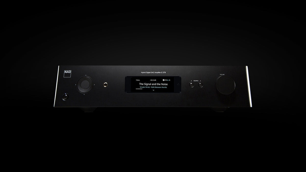 C 379 HybridDigital DAC Amplifier front black|
