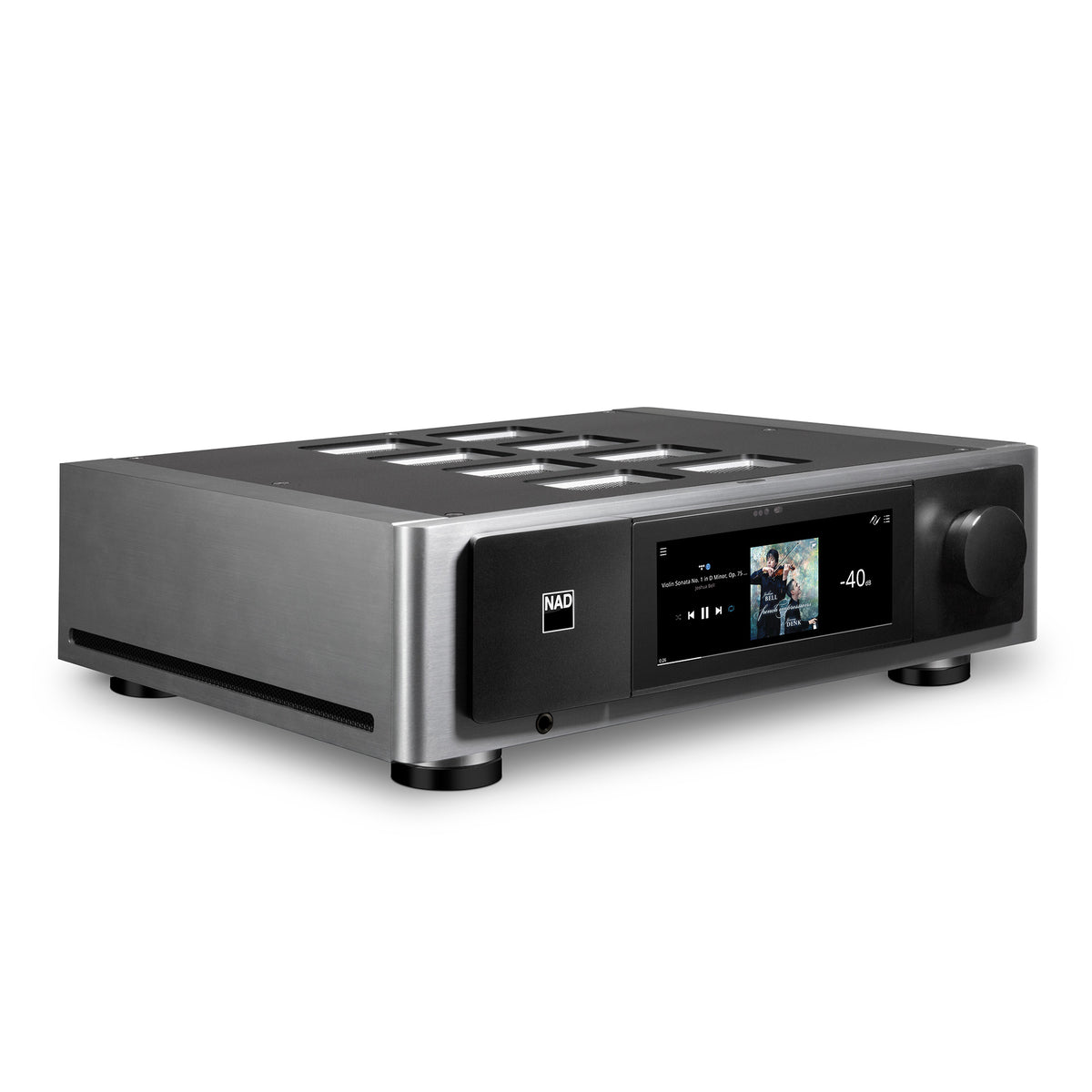 BLUOS STREAMING DAC-PREAMPLIFIER  - side view