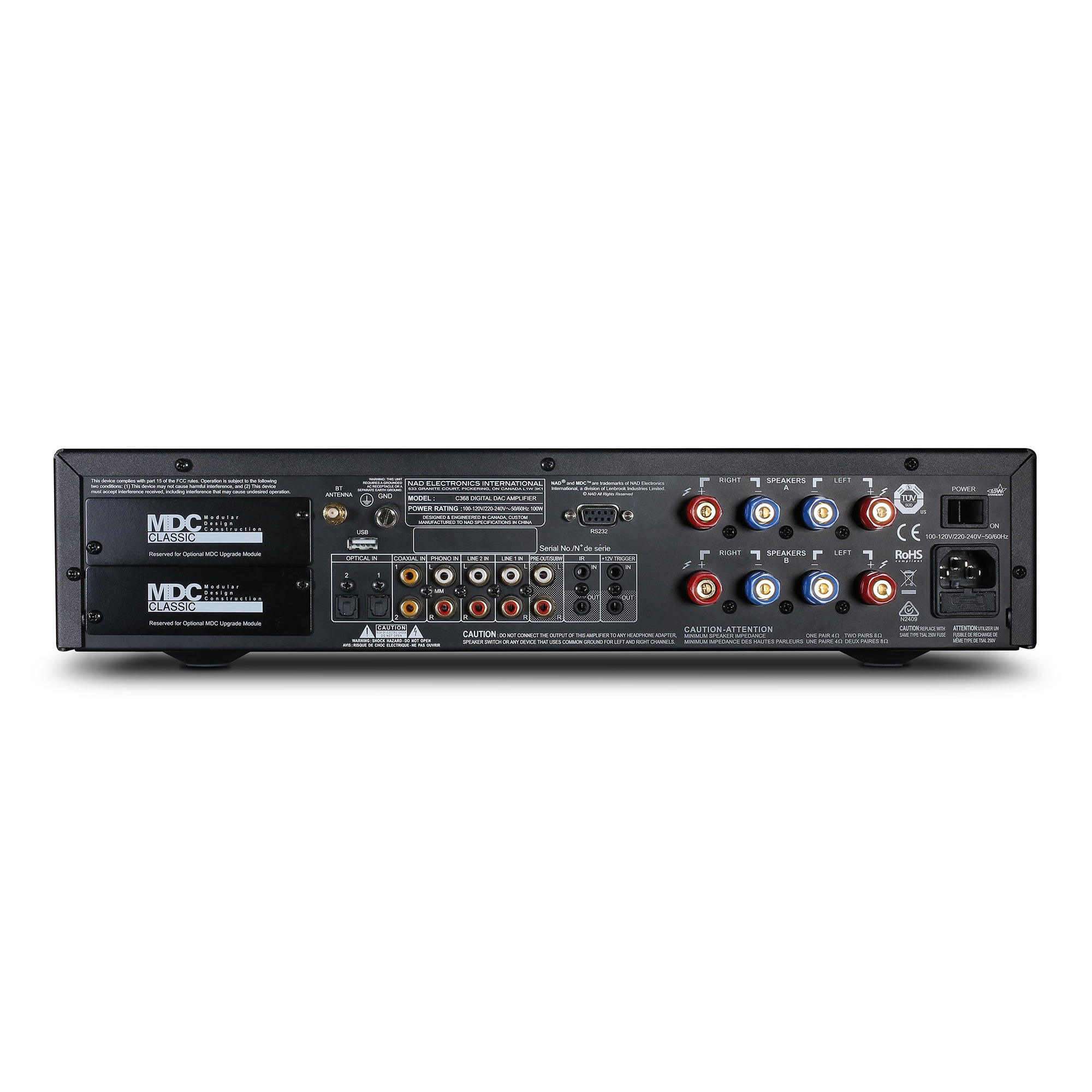 C 368 HybridDigital DAC Amplifier – NAD Electronics