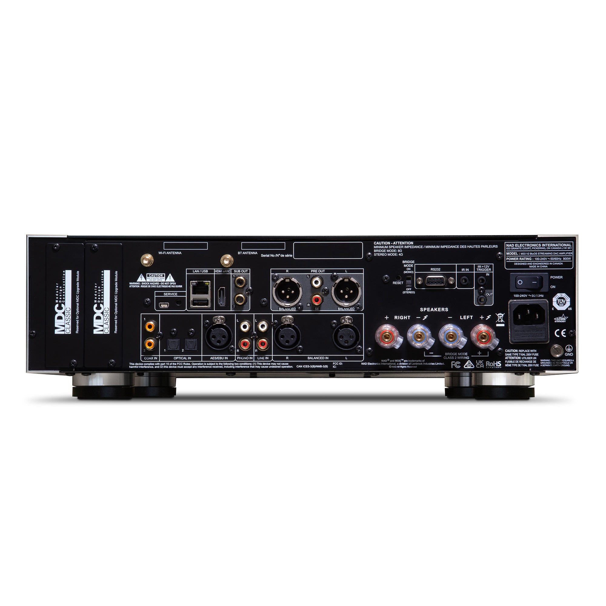 M33 V2 BluOS® Streaming DAC Amplifier – NAD Electronics